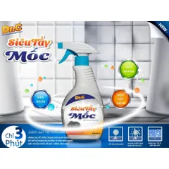 Siêu tẩy mốc Dr.C Chai tẩy mốc trên mọi bề mặt áo quần, sàn nhà, tường nhà, không bào mòn bề mặt dung tích 300ml