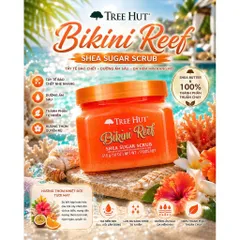 Tẩy Da Chết Cơ Thể Tree Hut Shea Sugar Scrub (510g) - Dưỡng Ẩm Sâu & Mềm Mịn Rạng Rỡ 838988