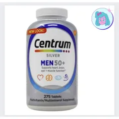 Vitamin tổng hợp Centrum Silver Dành Cho Nam 275 viên Trên 50 Tuổi (Cam kết hàng chính hãng USA)