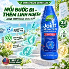 [CHÍNH HÃNG MỸ] Glucosamine Dạng Nước Nature's Way Joint Movement Hấp Thu Nhanh 1000ml