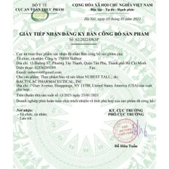 CAM KẾT CHÍNH HÃNG CỦA MỸ Hỗ Trợ Tăng Chiều Cao NuBest Tall TRÊN 10 tuoi chính hãng Mỹ