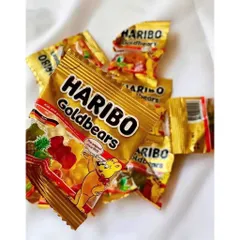 BỊCH LỚN Kẹo dẻo Haribo Goldbears mini gói nhỏ – Bịch 120 gói tiện dùng 1.42 KÝ