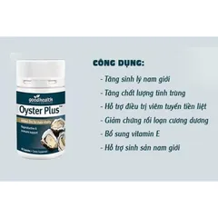 VIÊN UỐNG TINH CHẤT HÀU TỰ NHIÊN GOODHEALTH OYSTER PLUS HỘP 60 VIÊN CHUẨN CHÍNH HÃNG