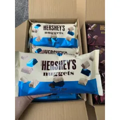 kẹo Socola sữa Cookies Hershey’s Nuggets củ Mỹ 344g (Date mới nhất)