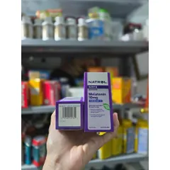 Viên uống Melatonin Natrol 10mg hỗ trợ giấc ngủ ngon, ngủ sâu giấc hơn, giảm tình trạng mất, mệt mỏi ngủ 60 viên