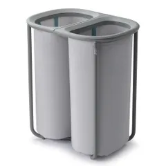 Giỏ đựng quầnGiỏ đựng quần áo 2 ngăn Joseph Joseph 5000003 Duo 80L (Grey) áo Joseph Joseph 5000002 Duo 50L (Grey)