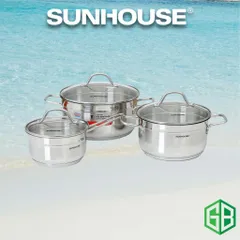 Bộ nồi inox 5 đáy SUNHOUSE SHG669