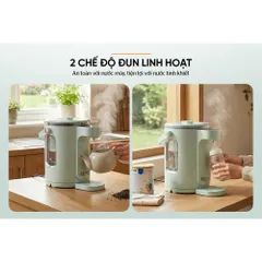 Bình thủy điện thủy tinh 3L SUNHOUSE MAMA SHD1445 - Điều chỉnh được nhiệt độ
