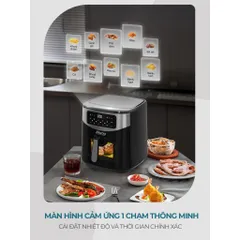 Nồi chiên không dầu 2 thanh nhiệt 10.5L SUNHOUSE MAMA SHD4093