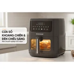 Nồi chiên không dầu cảm ứng 6.5L SUNHOUSE SHD4080