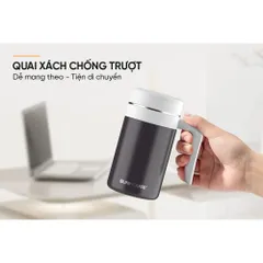 Bình cốc giữ nhiệt inox 316 Stay Table 520ml SUNHOUSE KS-TU520SB