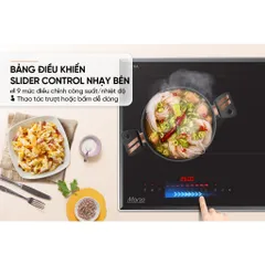 Bếp đôi điện từ SUNHOUSE MAMA MMB56996DP - Booster 2600W