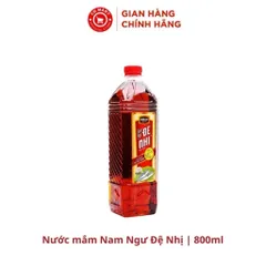 Nước mắm Nam Ngư Đệ Nhị 800ml – Hương vị đậm đà, thơm ngon tự nhiên - 800ml