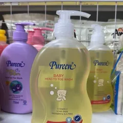 Sữa Tắm Gội Toàn Thân 2 in 1 Pureen 750ml Cho Trẻ Em