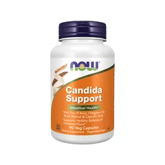 Viên Uống Candida Support NOW Foods - Hỗ Trợ Cân Bằng Khuẩn Đường Ruột, Giảm Đầy Hơi, Duy Trì Sức Khỏe Tiêu Hóa (Hộp 90 Viên) 737586 839395