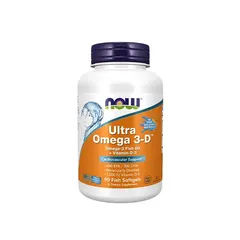 Dầu cá Omega-3 Now Ultra Omega 3-D Fish Oil 90 viên (Fish Gelatin) 839541