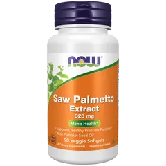 Viên uống hỗ trợ tuyến tiền liệt Now Saw Palmetto Extract 320mg 90 viên
