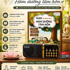 LOA PHÁP THOẠI 2 PIN - NUÔI DƯỠNG TÂM HỒN  1688 bài thẻ 32gb