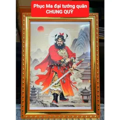 Khung  Tranh CHUNG QUỲ treo tường hoặc thờ cúng