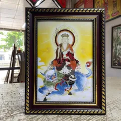 Khung Tranh ĐỊA TẠNG VƯƠNG BỒ TÁT - có khung  có hoả tốc 3 CỠ