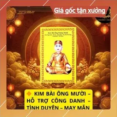 100 Kim Bài Ông Hoàng Mười - Xin Lộc Làm Ăn, Buôn Bán, Hộ Mệnh May Mắn ĐÃ PHÙ