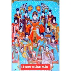 Khung  Tranh LÊ SƠN THÁNH MẪU treo tường hoặc thờ cúng