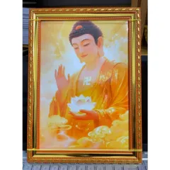 Khung  Tranh PHẬT A DI ĐÀ treo tường hoặc thờ cúng