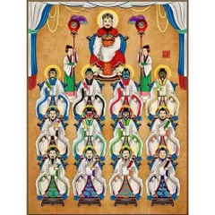 Khung  Tranh 13 ĐỨC THẦY treo tường hoặc thờ cúng 25cm x 35cm