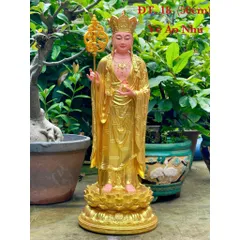 Tôn tượng ngài địa tạng ĐỨNG 50CM COMPOSITE