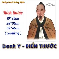 Khung Tranh DANH Y - BIỂN THƯỚC, có khung  có hoả tốc 3 CỠ