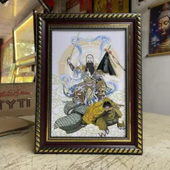 Khung Tranh ÔNG MÃNH - Có khung  có hoả tốc 3 CỠ