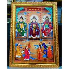 Khung  Tranh TÁO QUÂN - ÔNG TÁO treo tường hoặc thờ cúng