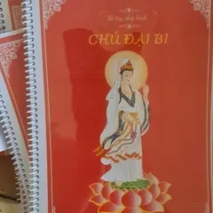 10 QUYỂN SỔ TAY CHÉP CHÚ ĐẠI BI KHỔ A4 - A5 cực đẹp