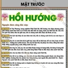 10 Tờ Chú Hồi Hướng bằng giấy, IN 2 MẶT ÉP PLASTICS NHIỀU CỠ cực đẹp
