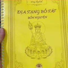 10 Vở chép kinh Địa Tạng a5  in mờ gieo duyên
