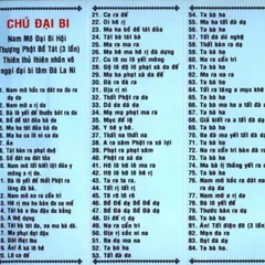 TO86 tờ chú Chú Đại Bi 2 mặt ép plastic siêu đẹp  2 SIZE A4 VÀ A3 ÉP PLASTICS