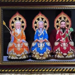Tranh TAM VỊ THÁNH TỔ - có khung, nhiều kích thước cực đẹp