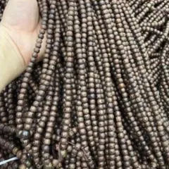 Chuỗi vòng gỗ 108 hạt  mun đen 6li và 8 li đẹp, rẻ phù hợp với mọi độ tuổi cực đẹp