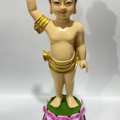 Tượng Đản Sanh Cao 38cm Đứng Nhiều Màu cực đẹp