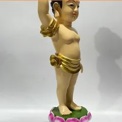 Tượng Đản Sanh Cao 38cm Đứng Nhiều Màu cực đẹp