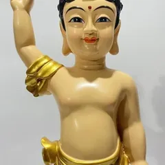 Tượng Đản Sanh Cao 38cm Đứng Nhiều Màu cực đẹp