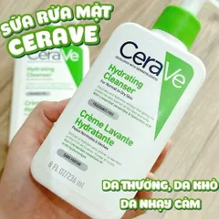 Sữa rửa mặt Cerave Hydrating Cleanser 236ml cấp ẩm cho da khô, da thường 💸 Giá cực sốc!