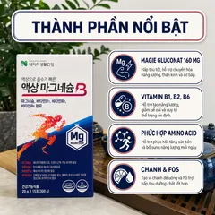 [Nature Life Health] Nước Bổ Sung Magie Vitamin B Energy Boost