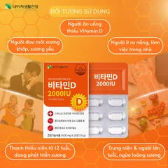[Nature Life Health] Viên Bổ Sung Vitamin D 2000IU