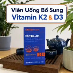 [Daewon] Viên Uổng Bổ Sung Vitamin K2&D3