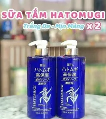 Sữa Tắm Hatomugi Ý Dĩ Dưỡng Ẩm Trắng Da 600ml - Sáng mịn da ⚡ Giá rẻ nhất sàn!