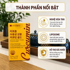 [Nature Life Health] Viên Uống Nghệ Hòa Tan Curcumin Liposome