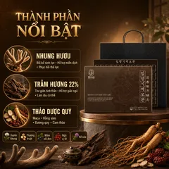 Donguisam Viên An Cung Trầm Hương Nhung Hươu Khí Lực Bổ - 60 Viên