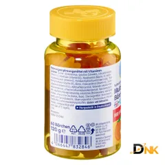 Kẹo gấu vitamin Mivolis Multivitamin Bärchen cho bé 60 viên hàng Đức