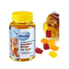 Kẹo gấu vitamin Mivolis Multivitamin Bärchen cho bé 60 viên hàng Đức